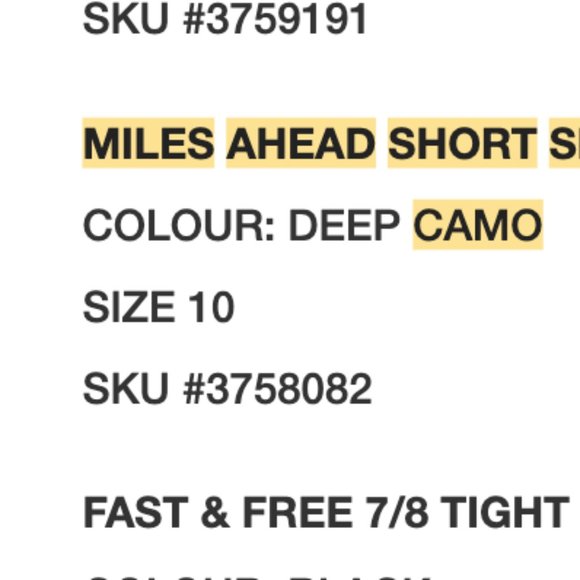 Lululemon Miles Ahead Short Sleeve (Camo) - Picture 6 of 8